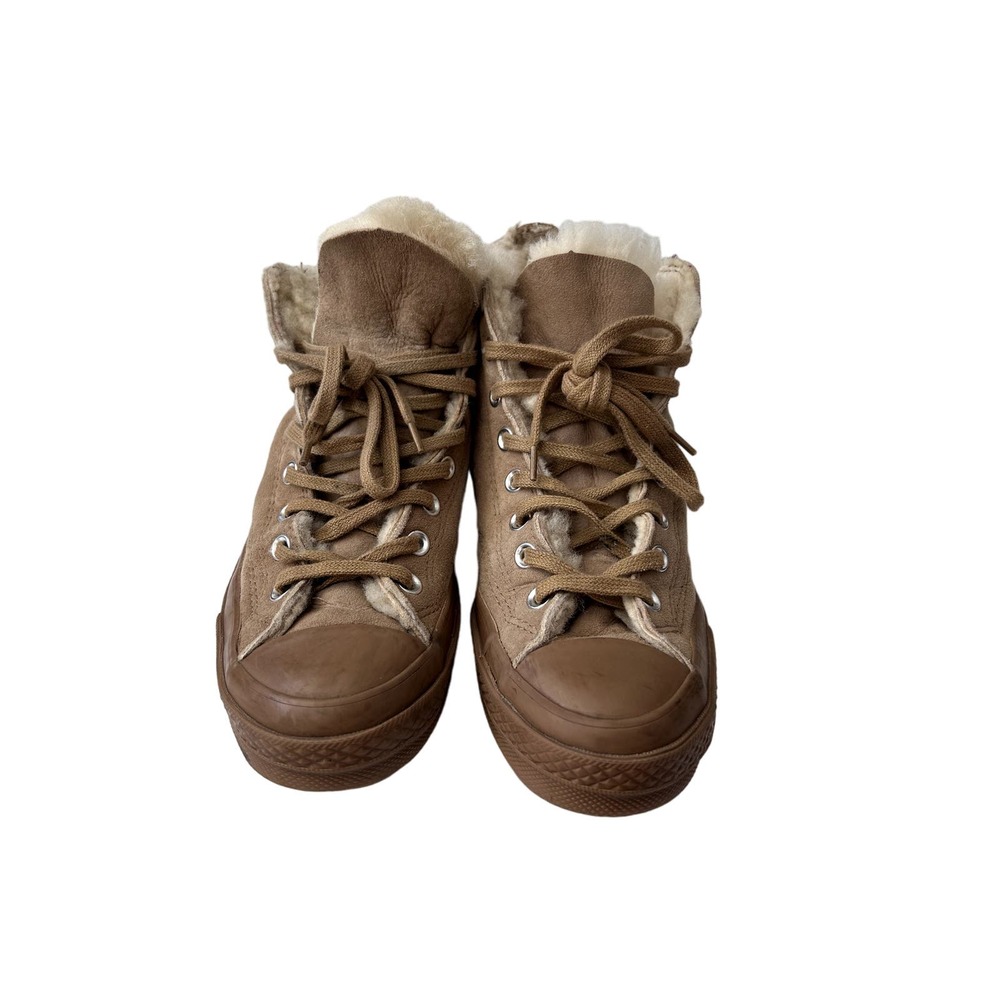 Converse Tri Panel x Chuck 70 Hi ‘Khaki Shearling 7.5